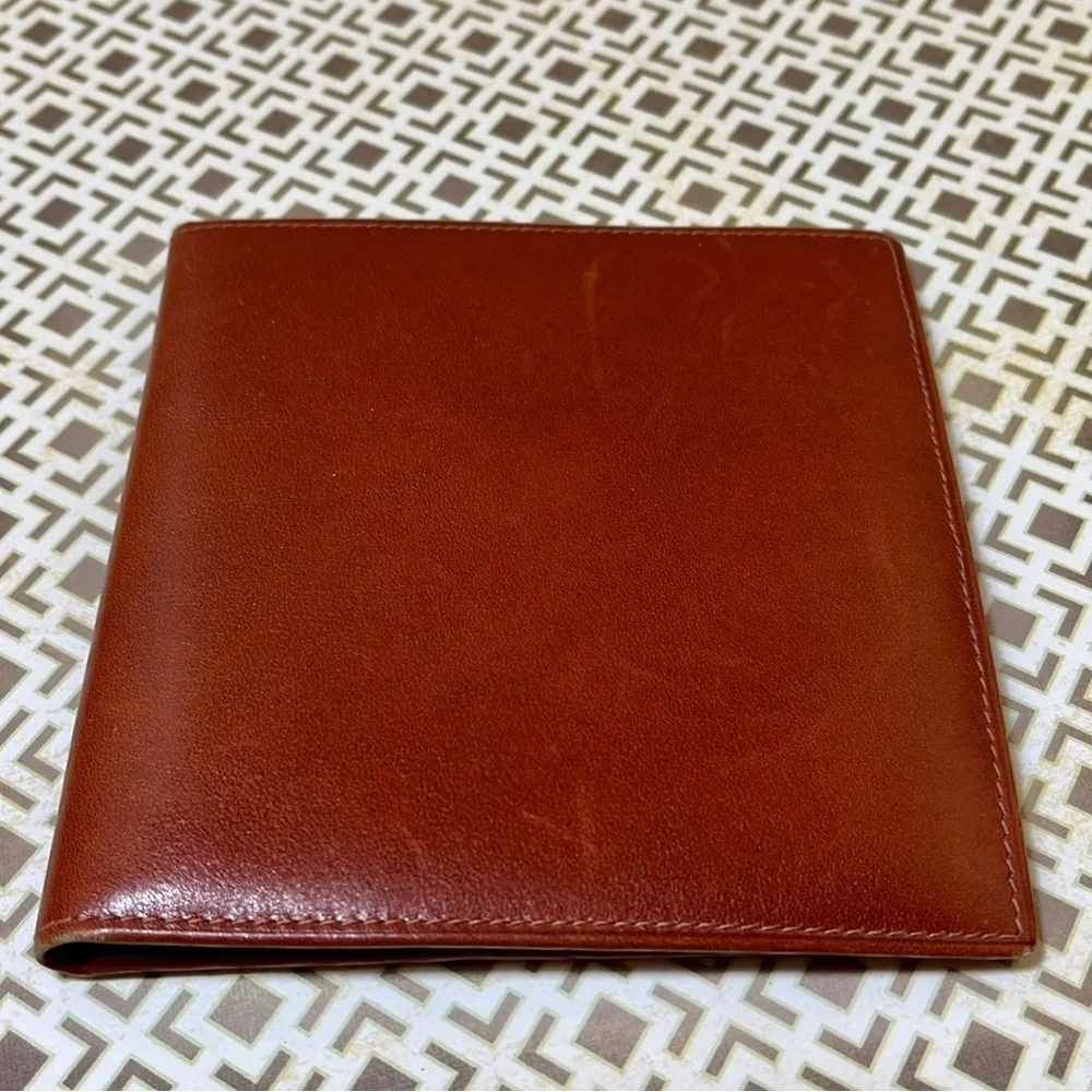 Vintage Anticoli Wallet ~ Brown with Suede pockets